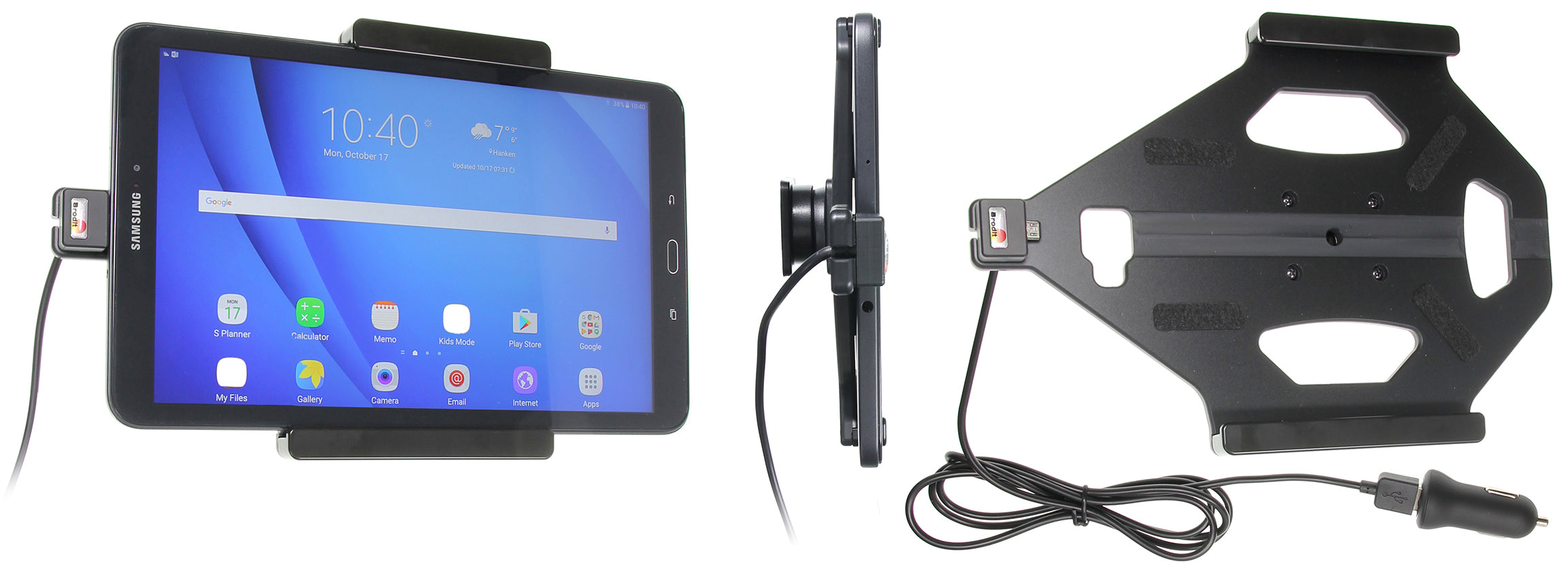 Active holder with USB-cable and cig-plug adapter 521919