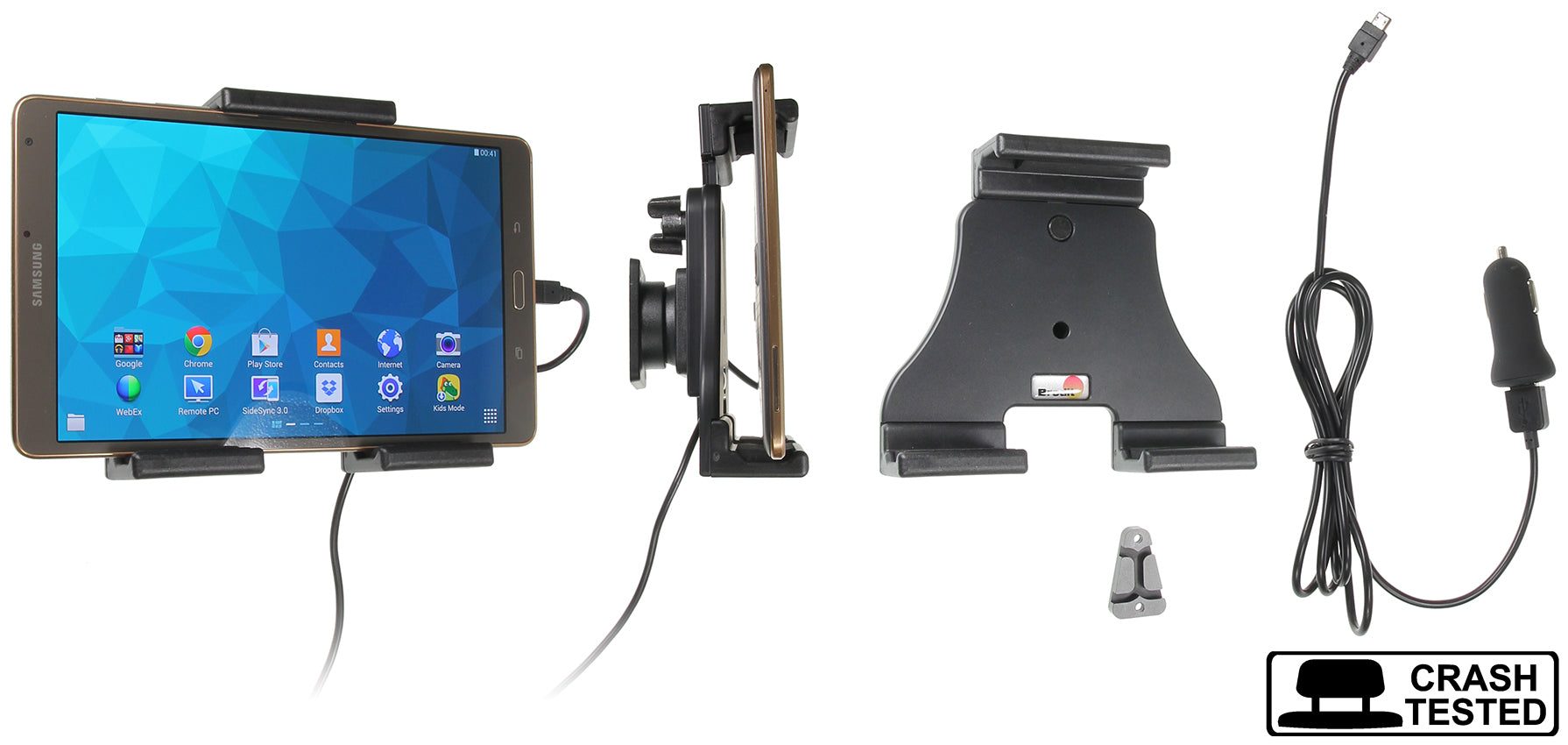 Active holder with USB-cable and cig-plug adapter 521940