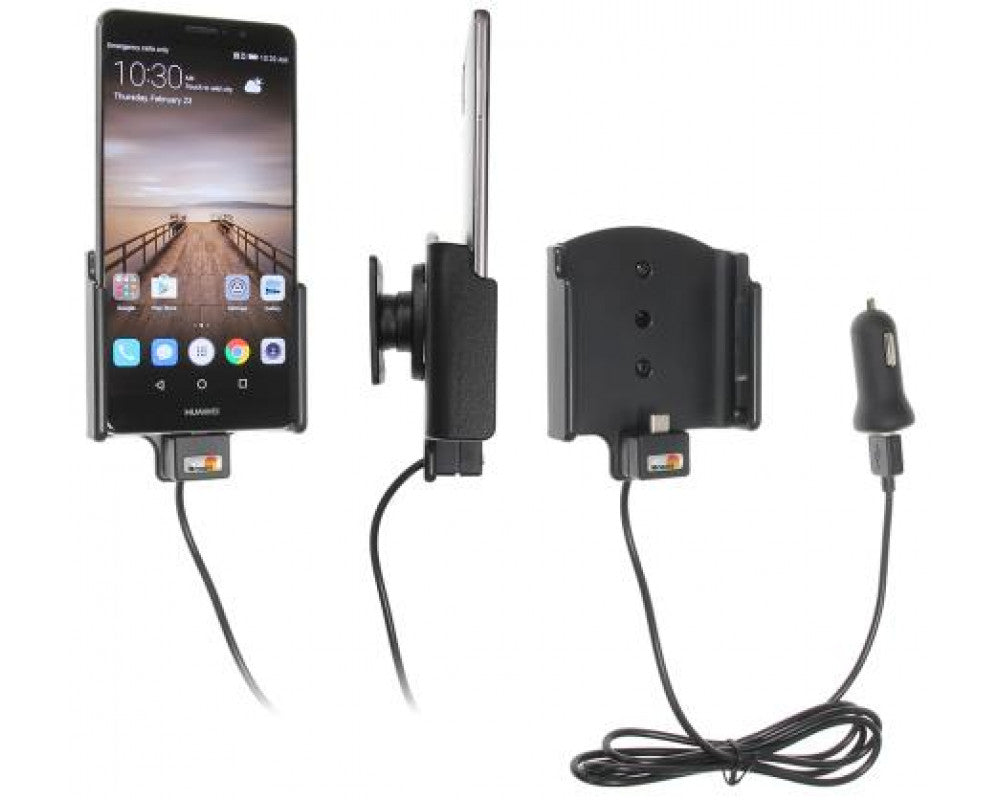 Brodit - Huawei Mate 9 Actieve houder met 12V USB plug - Telefoon- & Tablethouder - artikel 521946