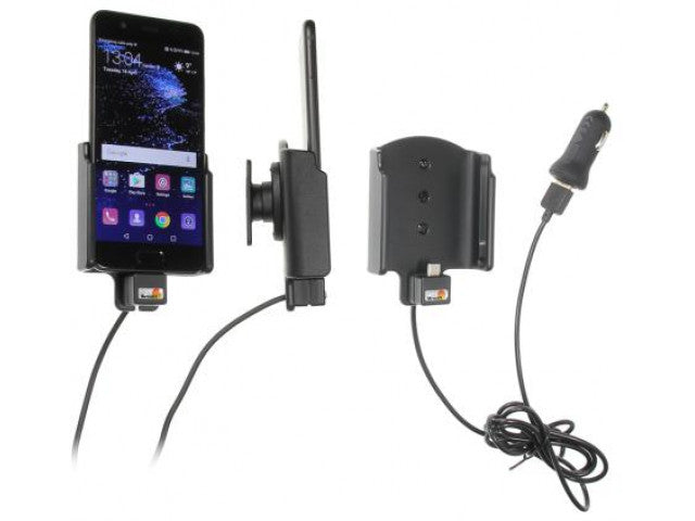 Brodit - Huawei P10 Actieve houder met 12V USB plug - Telefoon- & Tablethouder - artikel 521956 - afbeelding 2