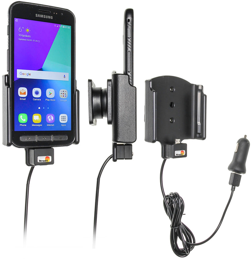 Active holder with USB-cable and cig-plug adapter 521958