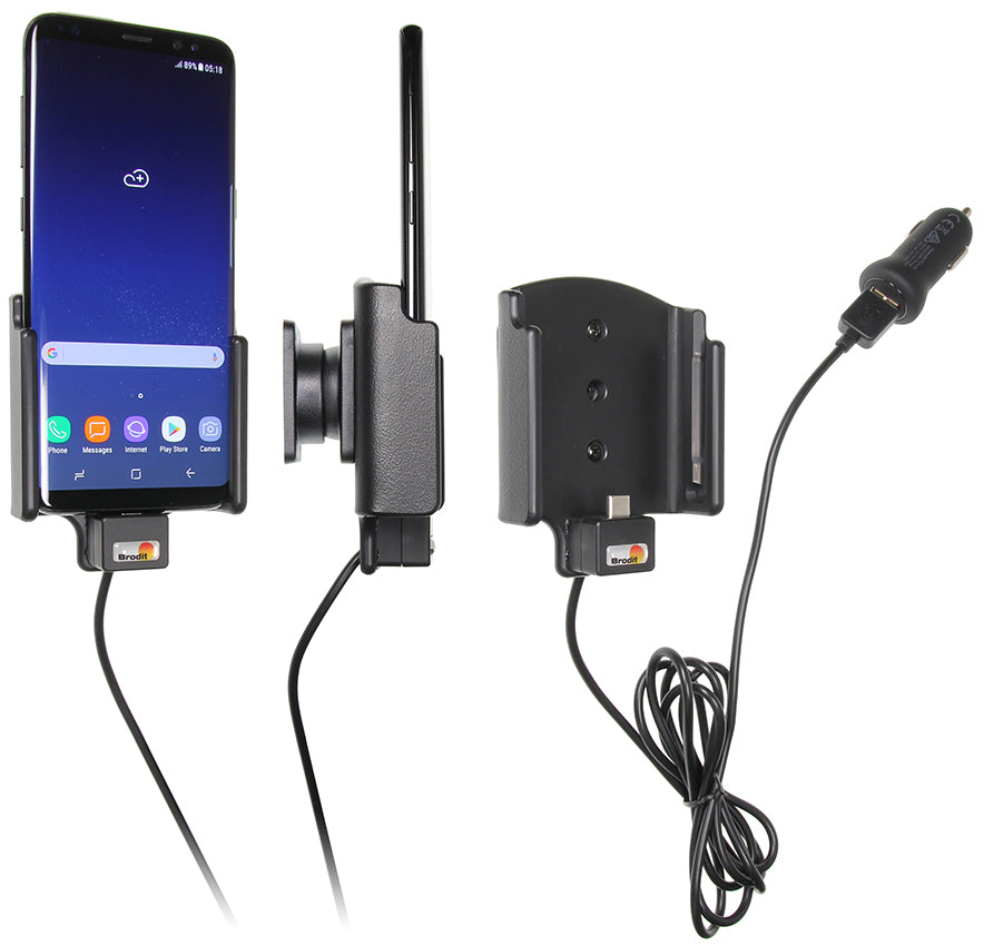 Active holder with USB-cable and cig-plug adapter 521966