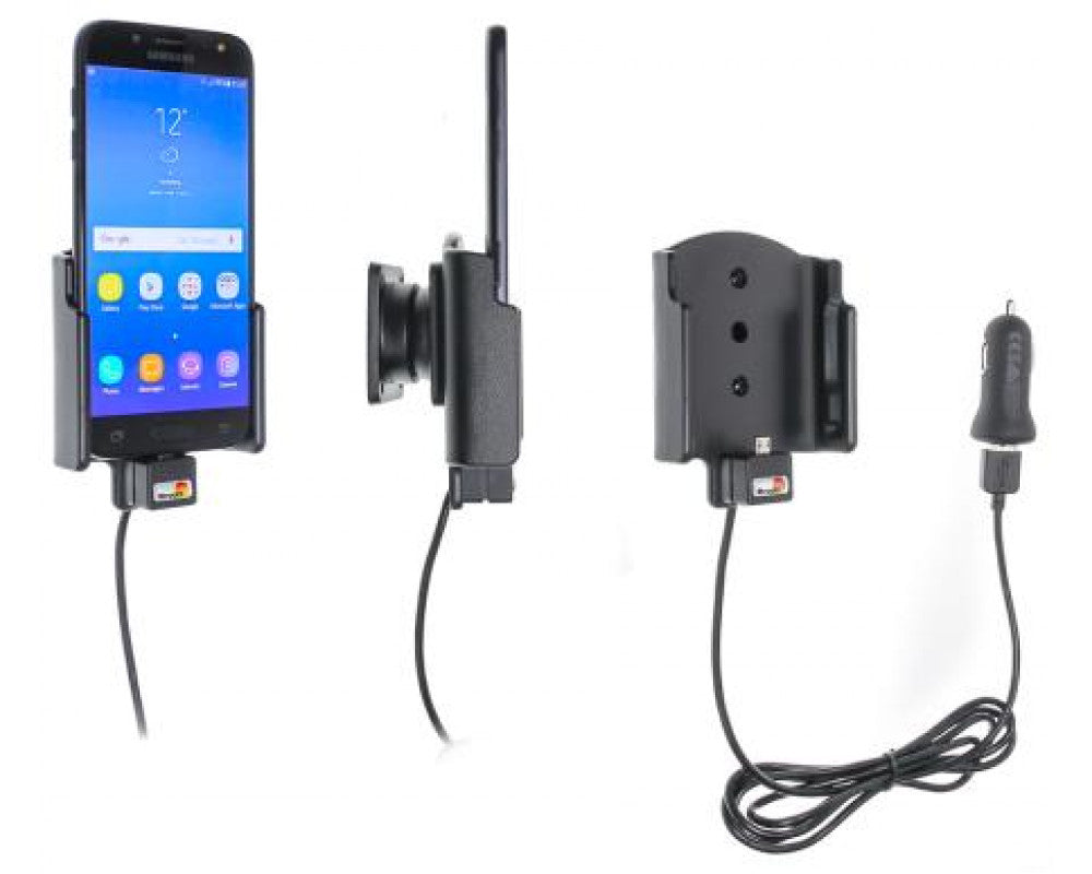 Brodit - Samsung Galaxy J5 2017 Actieve houder met USB plug - Telefoon- & Tablethouder - artikel 521980