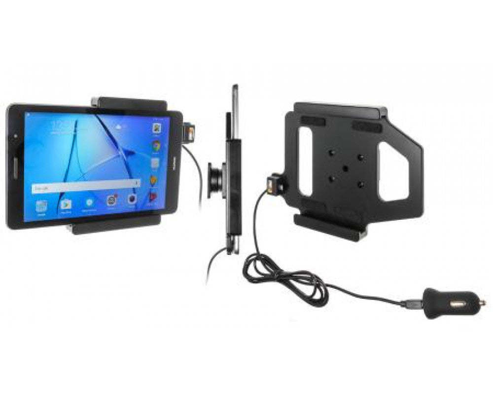 Brodit - Huawei MediaPad T3 8.0 Actieve houder met 12V USB plug - Telefoon- & Tablethouder - artikel 521990 - afbeelding 3