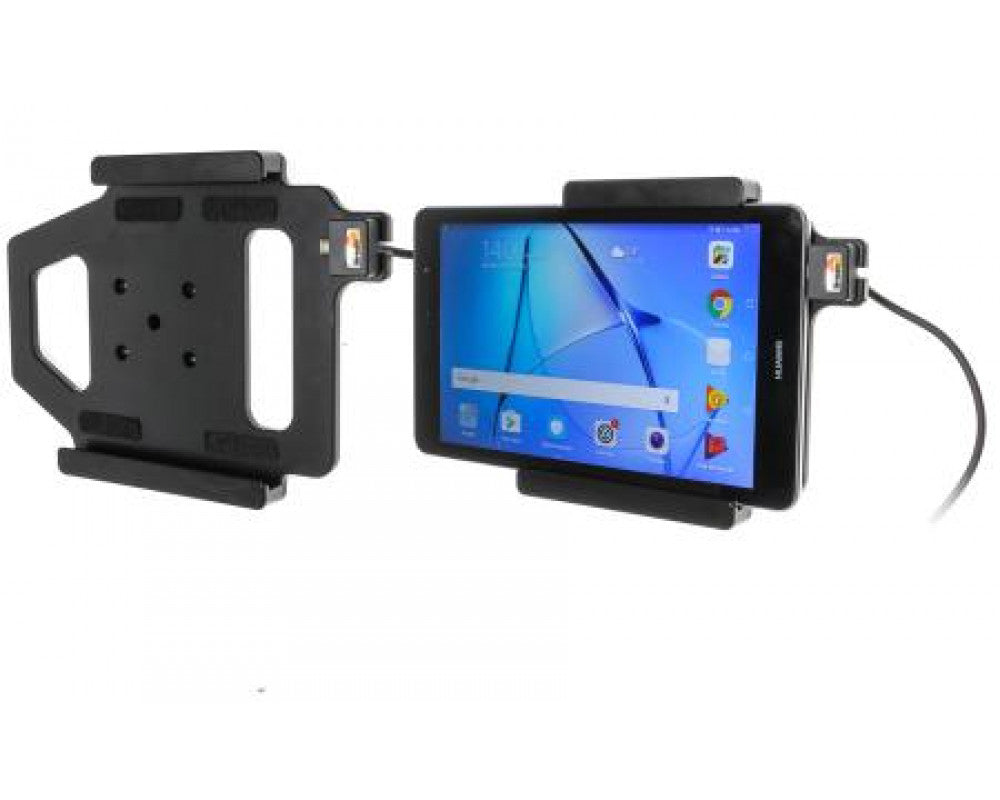 Brodit - Huawei MediaPad T3 8.0 Actieve houder met 12V USB plug - Telefoon- & Tablethouder - artikel 521990