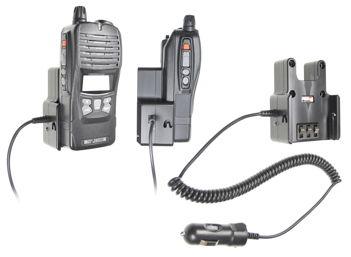Brodit Actieve Houder 530364 - Portofoonhouder Commaster 70-serie / V-Com MB-V45/V40/V55 / Zodiac One / Connect / BT-Series