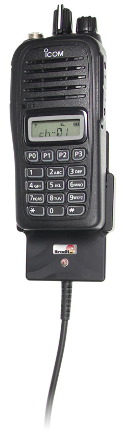 Brodit Actieve Houder 532677 - Portofoonhouder ICOM IC-F29SR / IC-F2000T / IC-F2000S / IC-F2000 / IC-F1000T