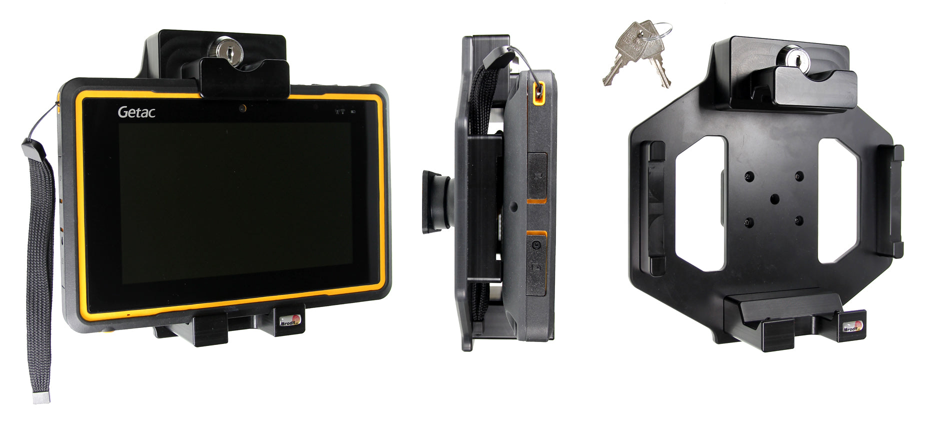Holder with key-lock 535480