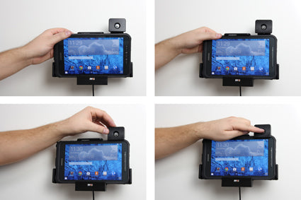 Brodit Houder met Slot 535676 - Tablethouder Samsung Galaxy Tab Active 8.0