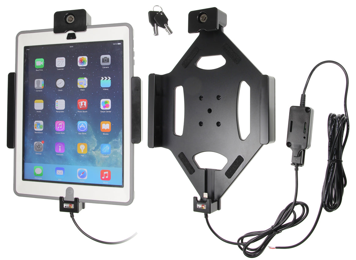 Brodit Houder met Slot 536600 - Tablethouder Apple iPad Air / iPad 9.7 New / iPad 9.7 6th Gen / iPad 5th Gen