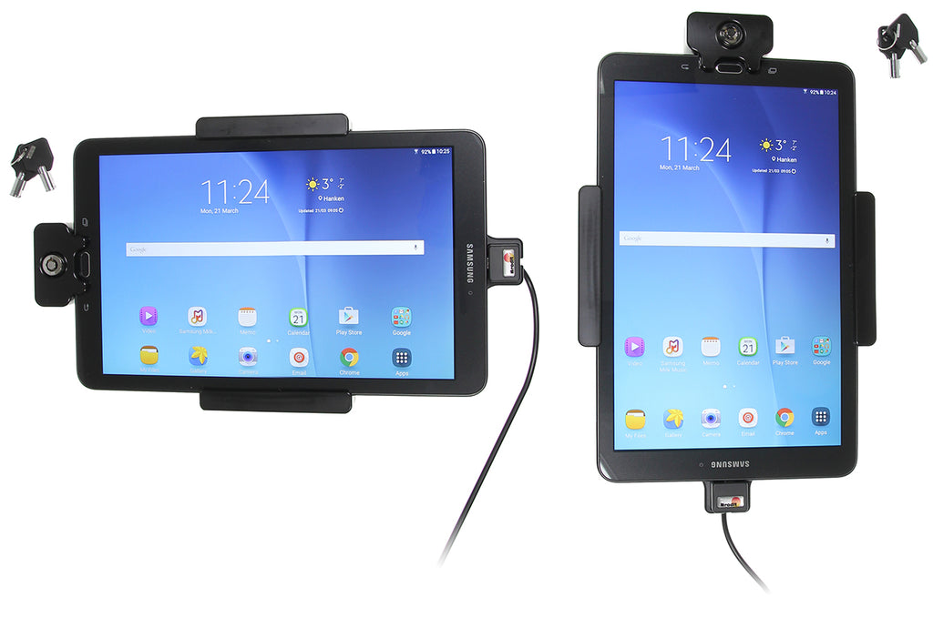 Brodit Houder met Slot 536821 - Tablethouder Samsung Galaxy Tab E 9.6