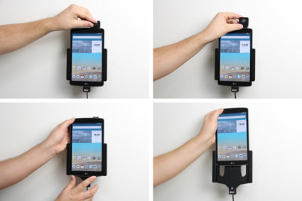 Brodit Houder met Slot 536822 - Tablethouder LG G Pad F 8.0