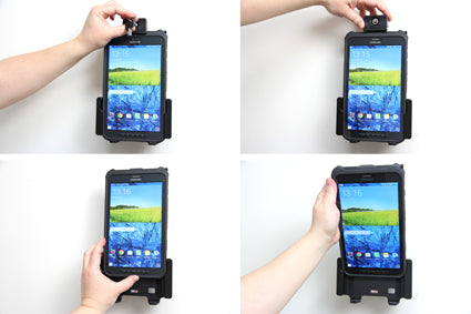 Brodit Houder met Slot 539676 - Tablethouder Samsung Galaxy Tab Active 8.0