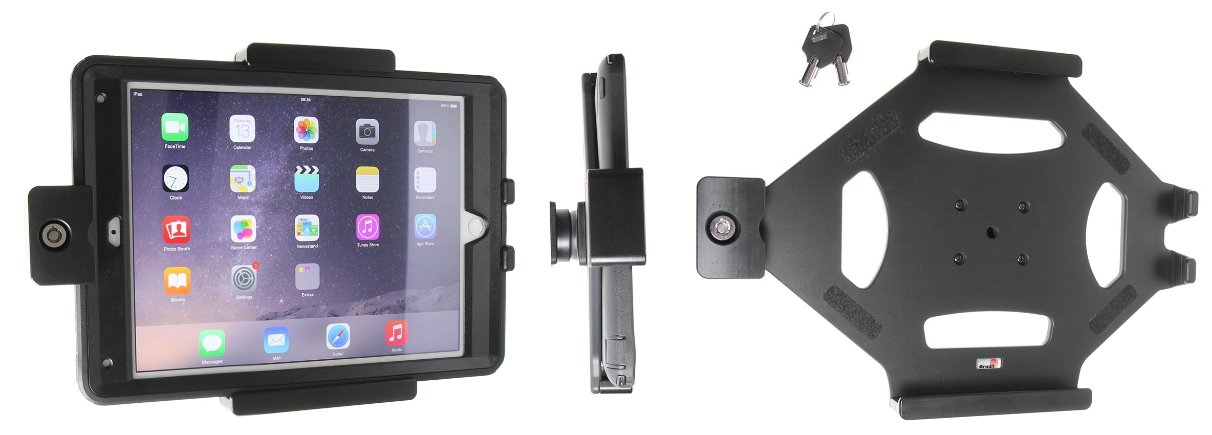Holder with key-lock 539759