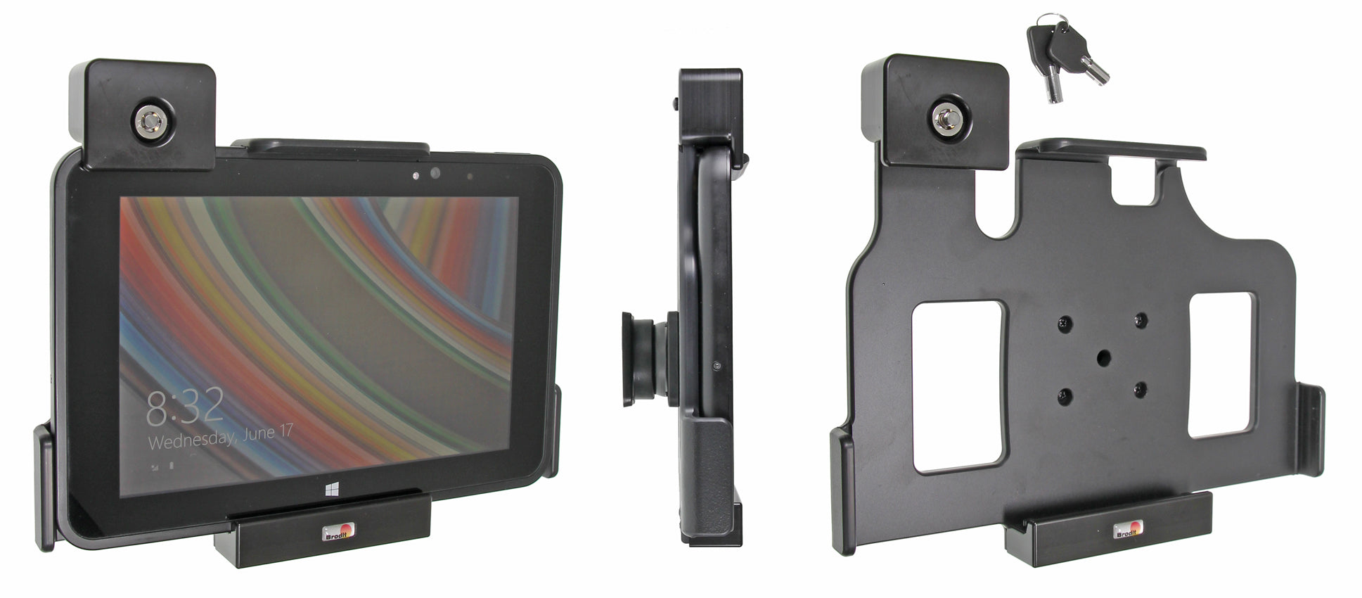 Holder with key-lock 539777