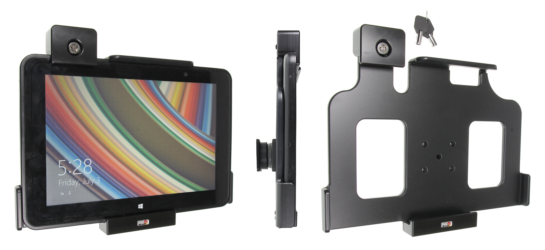Holder with key-lock 539784