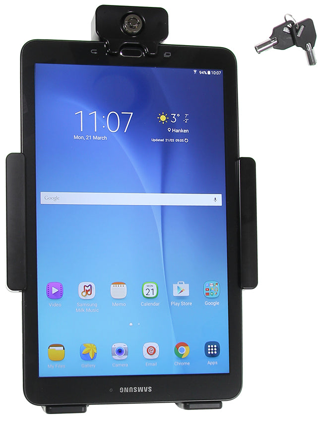 Brodit Houder met Slot 539821 - Tablethouder Samsung Galaxy Tab E 9.6