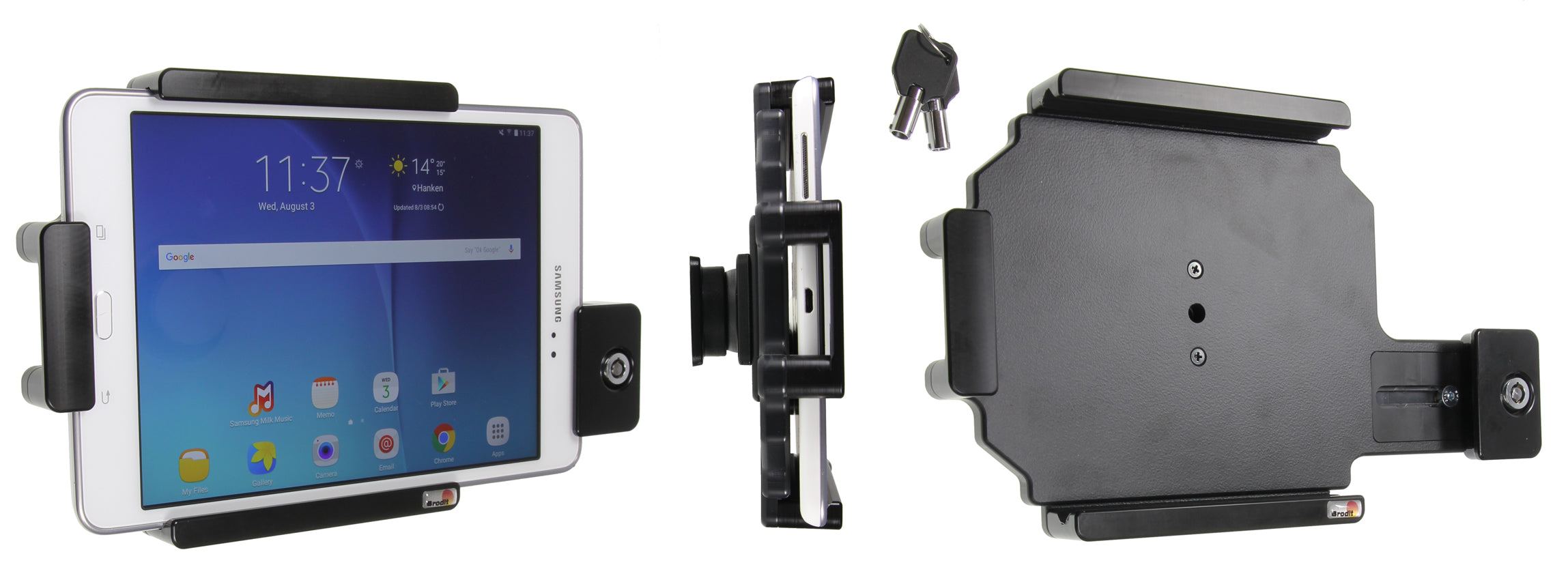 Holder with key-lock 539854