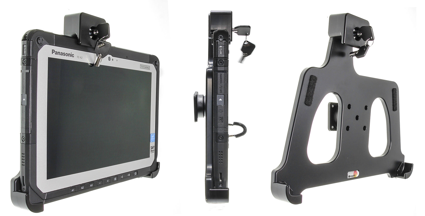 Holder with key-lock 539970
