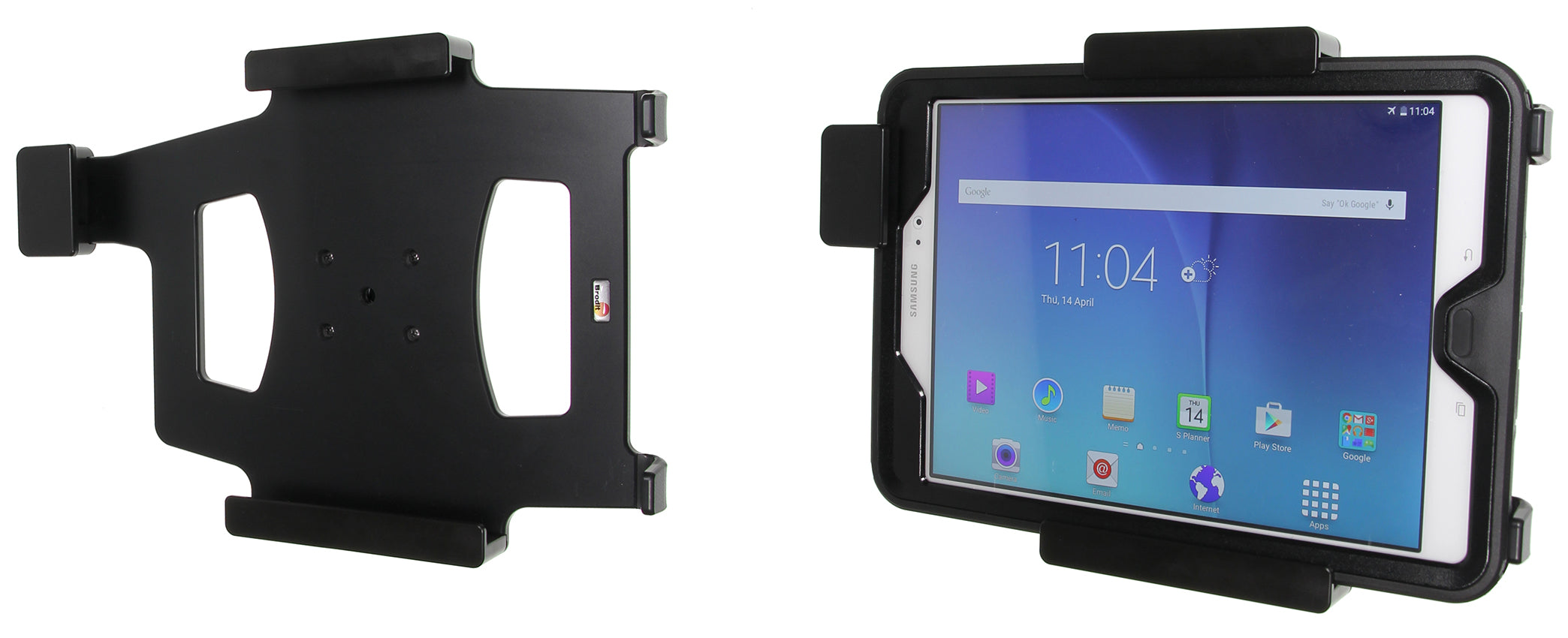 Brodit Houder met Slot 541853 - Tablethouder Samsung Galaxy Tab A 9.7