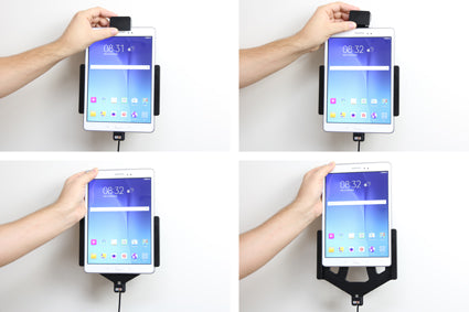 Brodit Houder met Slot 547769 - Tablethouder Samsung Galaxy Tab A 9.7