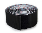 Tesa 55229 zwart on&off extra sterke klittenbandstrook 1 meter x 50 mm. (Per 6 Stuks)