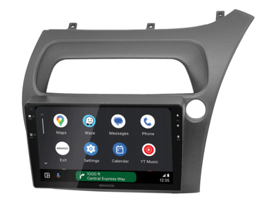 ACV - 9" Kit Honda Civic 09/2005-12/2011 SWC/climatronic RHD SWC - 2-DIN Kit - artikel 691130-90-2 - afbeelding 6