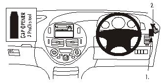 Brodit ProClip 603067 - Toyota Previa 2001-2006