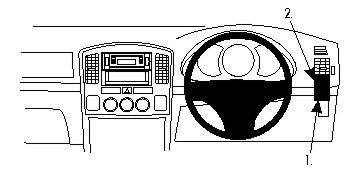 Brodit ProClip 603208 - Suzuki Grand Vitara 2003-2006