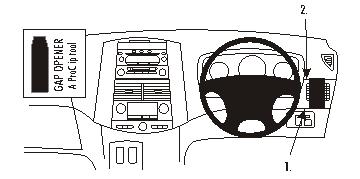 Brodit ProClip 603242 - Toyota Sienna 2004-2010