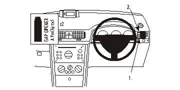 Brodit ProClip 603263 - Opel Meriva 2003-2010
