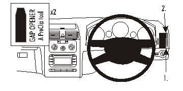 Brodit ProClip 603268 - Volkswagen Touran 2003-2015