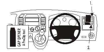 Brodit ProClip 603278 - Volkswagen Caravelle 2003-2009