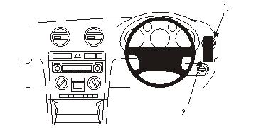 Brodit ProClip 603416 - Audi A3 2003-2013