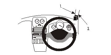 Brodit ProClip 603591 - Smart Roadster 2003-2005