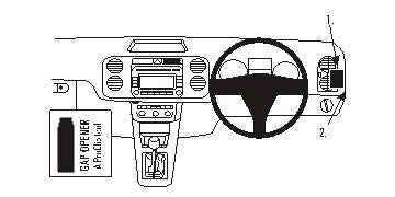 Brodit ProClip 603612 - Volkswagen Golf Plus 2005-2016