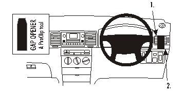 Brodit ProClip 603803 - Toyota Corolla 2002-2007