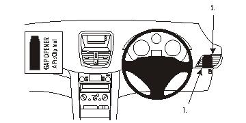 Brodit ProClip 603817 - Peugeot 207 2006-2014