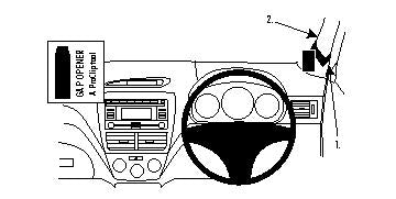 Brodit ProClip 604084 - Subaru Impreza 2008-2012