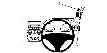 Brodit ProClip 604172 - Citroen Bipper 2008-2021