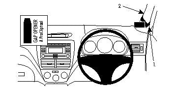 Brodit ProClip 604186 - Subaru Forester 2008-2012