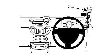 Brodit ProClip 604209 - Renault Twingo 2008-2012