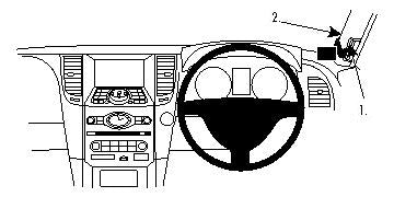 Brodit ProClip 604243 - Infiniti FX35 2009-2020
