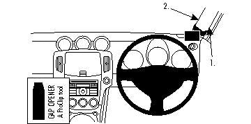 Brodit ProClip 604315 - Nissan 370 Z 2009-2020