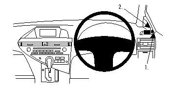 Brodit ProClip 604323 - Lexus RX Series 2010-2015