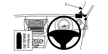 Brodit ProClip 604337 - Nissan Alto 2009-2016