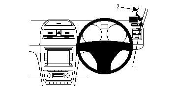 Brodit ProClip 604395 - Skoda Yeti 2010-2017