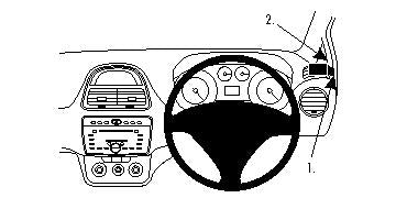 Brodit ProClip 604445 - Fiat Punto Evo 2010-2019