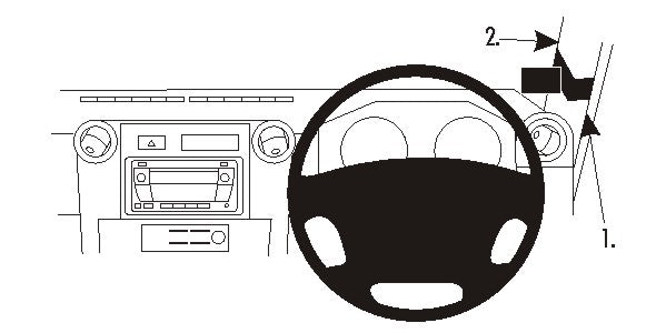 Brodit ProClip 604468 - Toyota LandCruiser 70 2008-2017