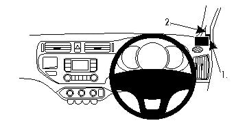 Brodit ProClip 604690 - Kia Rio 2012-2017